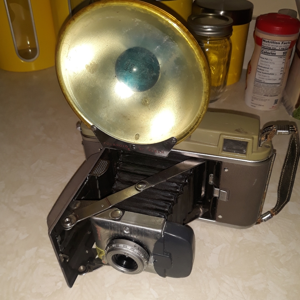 A vintage Polaroid Land Camera